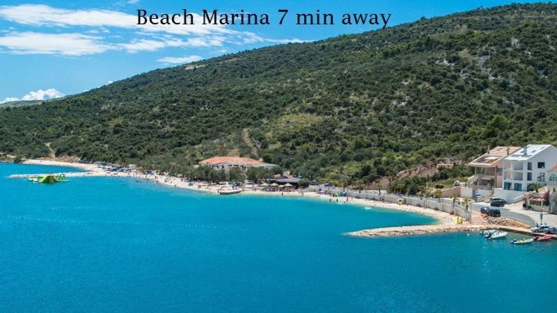 Seaside Villa Near Trogir - Poljica Marina Bagian luar foto